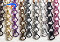 Fly Screen Metal Chain Link Curtains 2.0mm 12x24mm For Partition Screen